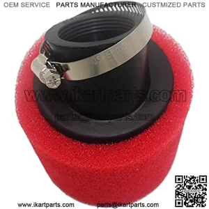 1.5 Inches Air Filter Sponge Foam Cleaner for Dirt Pit Bike ATV CRF KLX Motorcycle (Red)
