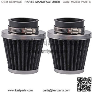 44mm Air Filter Compatible with GY6 50cc 110cc 125cc 150cc ATV Quad 4 Wheeler Go Kart Buggy Scooter Moped YAMAHA DT125 DT175 MX175 Suzuki RM85L RM85 RM80 RM65