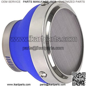 Motorcycle Pod Air Filter Dust Mini Atv Kart 45 48 50mm Quad Go Kart Racing Suitable for Honda Yamaha Ssr Ttr Cross-Country Bike (Blue + Silver)