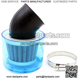 35mm Air Filter Cleaner 45 Degree Bend Splash Proof Plastic Cover Waterproof 50cc - 90cc 110cc 125cc Motorcycle ATV Quad Scooter Go Kart Moped Pit Dirt Racing Super Pocket Bike Baja TaoTao