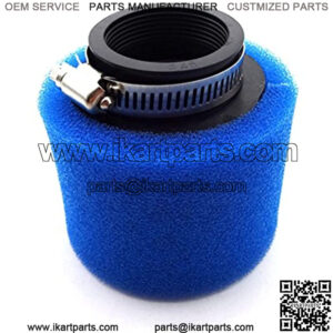 Foam Blue 45mm Air Filter Cleaner For 125cc 140cc 150cc Engine Carburetor ATV Quad Pit Dirt Bike Go Kart Scooter Motorcycle