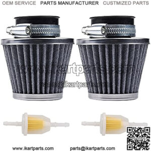 35mm Air Filter 1.38" for 50 70 90 100 110 125cc CRF50 CRF70 XR50 XR70 XR90 DR50 DR70 DR90 BA90 Motorcycle ATV Quad Scooter Moped Dirt Bike Go Kart