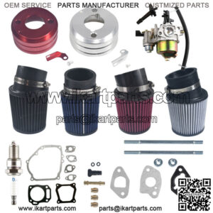 Carb Air Filter Adapter For Predator 212cc Go Kart Mini Bike &Honda GX160 GX200