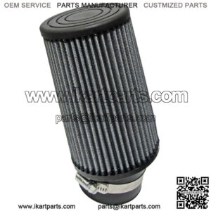 6" Angled Fabric Air Filter Cleaner, K&N Style, Go Kart Minibike Parts NEW