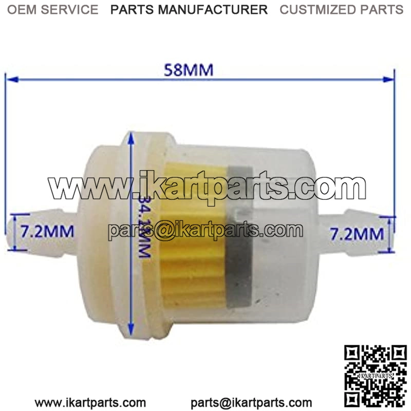 Pit Dirt Bike Green 45mm Air Filter + Fuel Filter Cleaner For 125cc 140cc 150cc Engine Carburetor ATV Quad Motorcycle Go Kart Scooter - Image 3