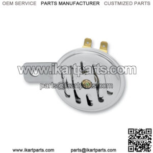 Drag Specialties Chrome Mini Horn 2 1/2in Slotted 2107-0045