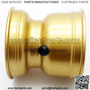 Golden color go kart parts 5 inch rims for 10*4.5-5 tire