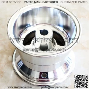 Fun kart 6 inch rim of four wheel pedal go kart alloy rims with hub