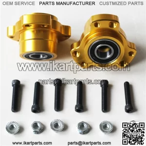 Pair of 5/8″ Front Wheel Hub Plain Go Kart Racing