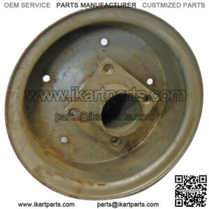 6" Split Rim Half with Drive Hub (4-1/4" Bolt Circle) Go Kart Parts Cart NOS