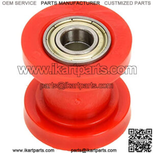 8mm ID Chain Roller Tensioner Guide Wheel for Chinese Dirt bike Pit Bike Motocycle ct200u Baja Warrior Doodle Bug Mini Bike Red