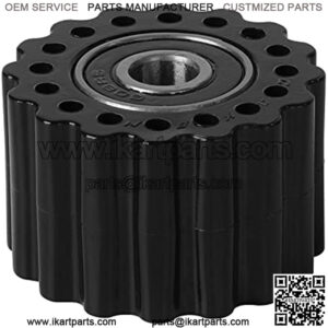 PRO CAKEN Universal 8mm Motorcycle Idler Sprocket, Motorcycle Idler, 8mm Drive Chain Pulley Roller Slider Tensioner Wheel Guide for Pit Dirt Mini Bike Motorcycle ATV Motorcycle-Black