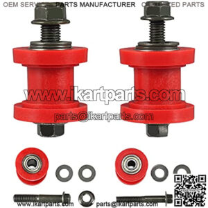 8mm and 10mm Chain Roller Pulley Tensioner Wheel Guide Per for Motorcycle Mini Bike Atv 125cc 140cc 160cc SSR XR125 CRF50 KLX110 Pitster Pit Dirt Bike Parts (Red)