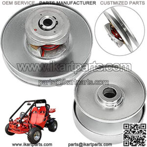 40 Series 8-16 HP Torque Converter Comet Clutch Mini Bike Comet Clutch Set with 1" Driving Clutch Plus 3/4" Driven Clutch Pulley Set Kit, 1 Inch Shaft with 1/4 Inch Flat Keyway