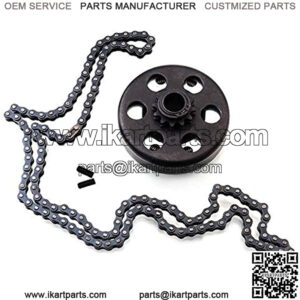 Clutch 3/4" Bore #35 Chain 12 Tooth for Go Karts Mini Bike Replace Parts (12T Clutch with #35 Chain)
