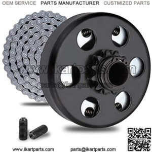 Clutch 3/4" Bore 12 Tooth 35 Chain for Go Kart Mini Bike Lawnmower Fun Kart 2-7 HP Engine Fits Honda GX160 GX200 GX140 GX120 GC160 GC19