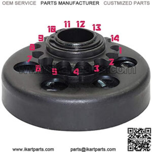 Clutch fits Predator 212cc 3/4" Bore #35 Chain 12 Tooth Go Kart Mini Bike part # 209760