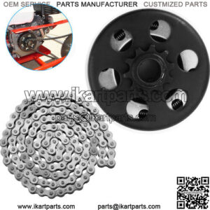 6/5hp engine go kart centrifugal clutch 20mm 10t 41/420 chain