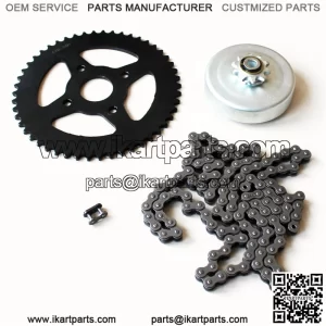 High quality Two seat karting with 400 series 3/4" bore 10T clutch #41/420 chain with 50T sprocket