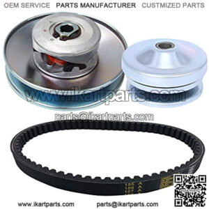 30 Series Bore GO Kart CVT Torque Converter 3/4" Bore 6" Driven Asymmetric Go Kart Clutch with 5/8" Driven Clutch Comet Kit with 725 Drive Belt