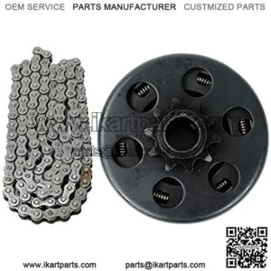 Centrifugal Clutch 3/4" Bore 10T #40/41 420 Chain for Go Karts Mini Bike Replace Parts (10T Centrifugal Clutch)