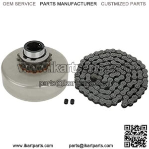 Centrifugal Clutch 1" Bore 14T 14 Tooth with #40/41 420 Chain for Go Karts Mini Bike Lawnmower Engine Up to 10 HP 3300 RPM