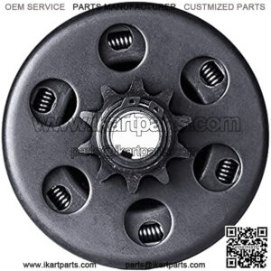 Centrifugal Go Kart Clutch 3/4" Bore 10 Tooth 10T for #40/41/420 Chain Go Kart 10 Tooth, Up to 6.5 HP
