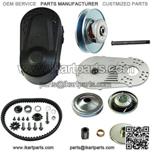 212CC Torque Converter Kit Go Kart 30 Series 6.5 HP 3/4" Go Kart Mini Bike Comet Clutch 10T 40/41/420 & 12T 35 Chain Predator Driver Pulley Replacement Set