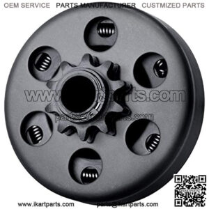 Go Kart Clutch 3/4 Bore 10T for 40 41 420 Chain, Centrifugal Clutch Up to 6.5HP, Fit for Go Kart Minibike Baja Mini Bike MB165 & MB200
