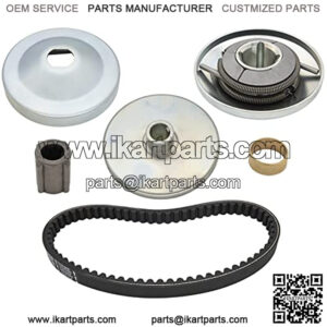 30 Series 6.5 HP 212CC Torque Converter Clutch Driver Pulley Go Kart/Mini Bike Comet Manco 3/4" Bore Max Torque Replaces,with 30 Series Go Kart Drive Belt Replace Manco 5959 / Comet 203589