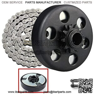 Go Kart Clutch Chain for Go Kart Mini Bike Centrifugal Clutch 3/4" Bore 10T