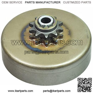 Heavy Duty Clutch Assembly with 1" Bore & #40/41/420 Chain Sprocket for Go-Karts & Mini Bikes (10 Tooth Sprocket)