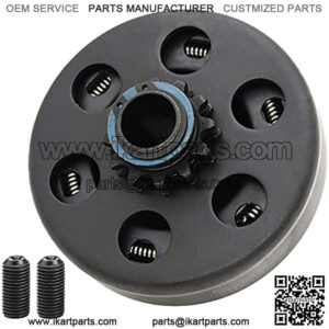 Go Kart Clutch 34 Bore Mini Bike Clutch 34 Bore 12 Tooth for 35 Chain Up to 8HP Compatible with Predator 212 CC Mini Bike Fun Kart Honda GX160 GX200 GX140 GX120 GC160 GC190
