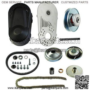 212CC Torque Converter 6.5 HP 3/4" Go Kart Mini Bike Comet Clutch 10T 420 Chain Predator Driver Pulley Replacement Set - 30 Series