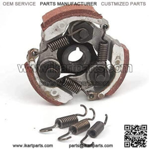 Clutch Pads Plates with Springs Set for 2 Stroke 47cc 49cc Pocket Mini Quad Bike Kids ATV