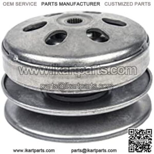 Complete Clutch Assembly with Driver Pulley & Clutch Bell for GY6 125cc & 150cc GY6 Scooters, ATV's & Go Karts