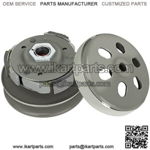 GY6 150CC Engine Rear Clutch Assembly Set 19 Spline Compatible with Auto Scooter ATV Go Kart Moped Kazuma 150cc Full auto ATVs