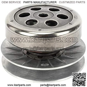 Rear Driven Pully Assembly,Clutch Driven Pully Rear Assembly Fit Replacement for LINHAI 260cc 250 300cc Scooter Go Kart ATV 16T Spline