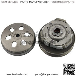 Complete Clutch Assy Rear Clutch Set Replacement for 4 Stroke GY6 125cc 150cc 152QMI 157QMJ Engine Scooter ATV Mopeds Go Karts Buggies Dirt Bikes