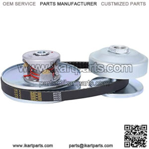 40 Series 1" BORE GO Kart CVT Torque Converter Driver Clutch FIT Comet 40/44 + 3/4'' Driven Clutch Comet Kit + Belt 203785