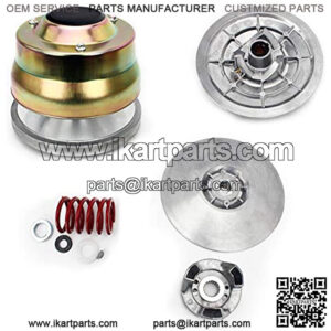 Aluminum Drive Clutch + Driven Clutch Kit for Yamaha G2 G8 G9 G11 G14 G16 G20 G21 G22 Golf Carts 4-Cycle Golf Carts 1985-2006 High Performance Light Weight