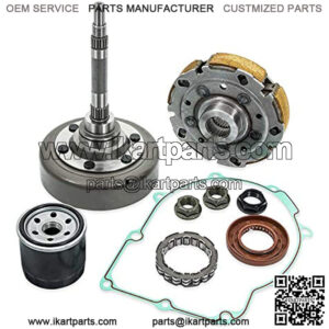 Clutch Kits Assembly with Clutch one way bearing,filter,Drum, housing compatible with HISUN UTV 500/700, ATV 500/700 HS700,MSU500, MASSIMO Bennche Coleman Powersports Qlink Supermach