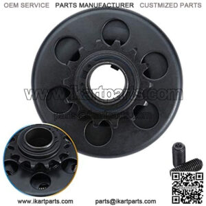 Centrifugal Go Kart Clutch,KIOIPO,13HP Go Kart Centrifugal Clutch 1inch Bore 14T 14 Tooth For 40 41 420 Chain,1 Inch Clutch
