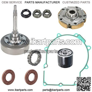 Wet Clutch Kit Drum One Way Filter Replacement for UTV 500 700 HS700 MSU 500 Massimo