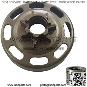 Clutch Drum Sprocket & Bearing .325" for Chainsaw 435 440 Rep 505441501
