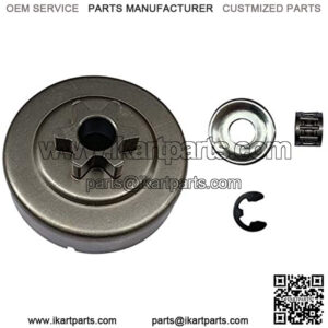 1123 640 2003 3/8" 6T Clutch Drum Sprocket Washer E-Clip Kit Fit for Stihl MS170 017 MS180 018 MS210 MS230 MS250 021 023 025 Chainsaw (4 Packs)