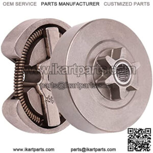 3/8-6T Spur Sprocket Clutch Drum Assembly Kit for 120 36 41 136 137 141 142 235 235E 240 236 2035 2036 2040 2041 Partner 350 351 Chainsaw 530047061