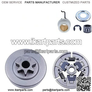 Clutch Drum Sprocket Bearing Washer E-Clip Kit Fit for STIHL 026 024 MS260 MS240 MS270 MS280 MS271 MS291 Chainsaw