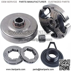 3/8" Clutch Drum Rim Sprocket Worm Gear Cage Bearing Kit For 365 371 372 372XP 362 Chainsaw Parts