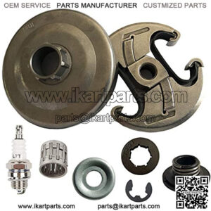 Clutch Sprocket Drum 325-7 7T Rim Needle Bearing Kit Assembly for 345 346XP 350 351 353 445 450E Rep 537110503